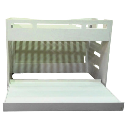 White Twin Bunk Bed Frame