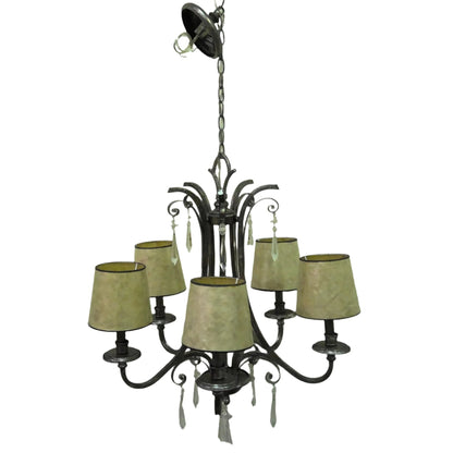 5-Light Shaded Chandelier