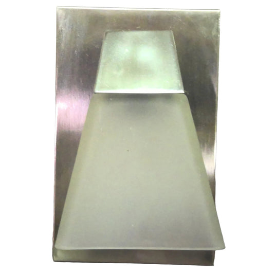 Brushed Nickel-Finished Wall Sconce