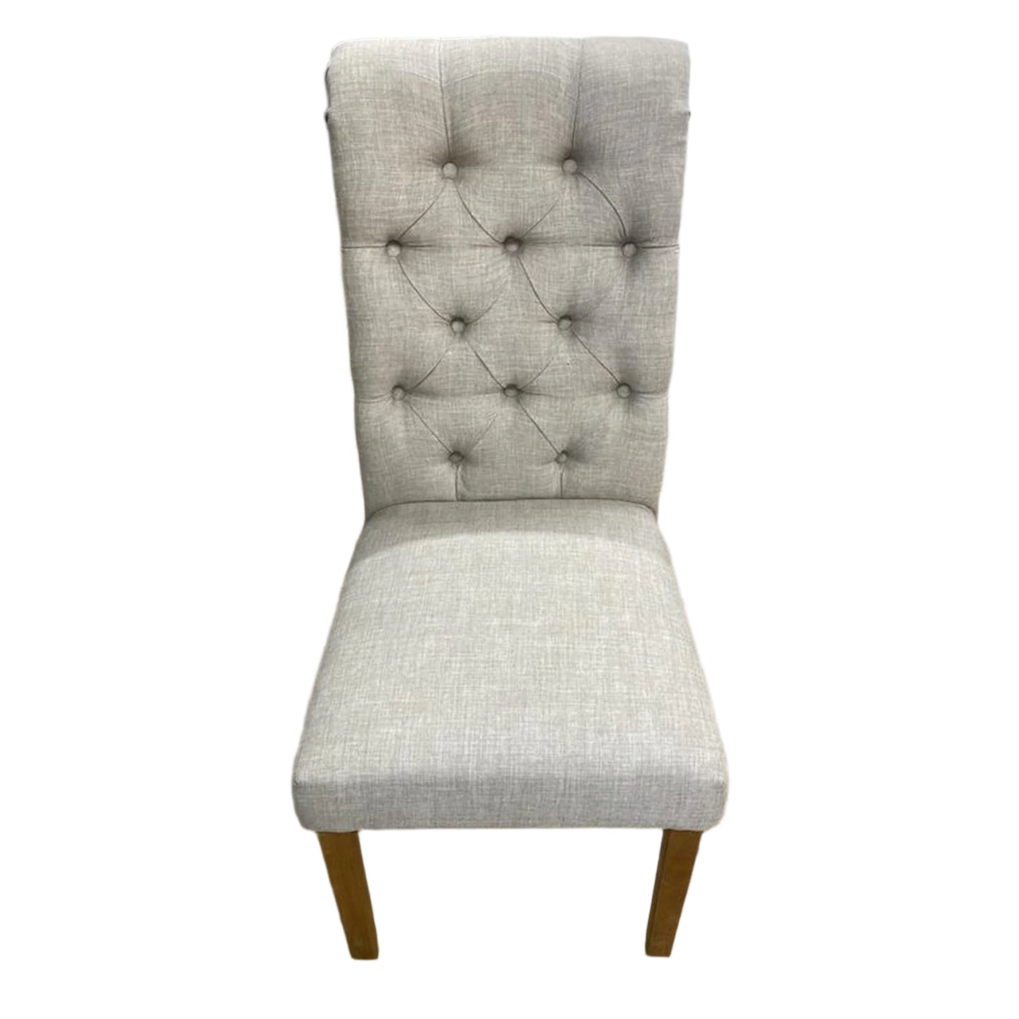 Off-White Tufted Dining/Side Chair