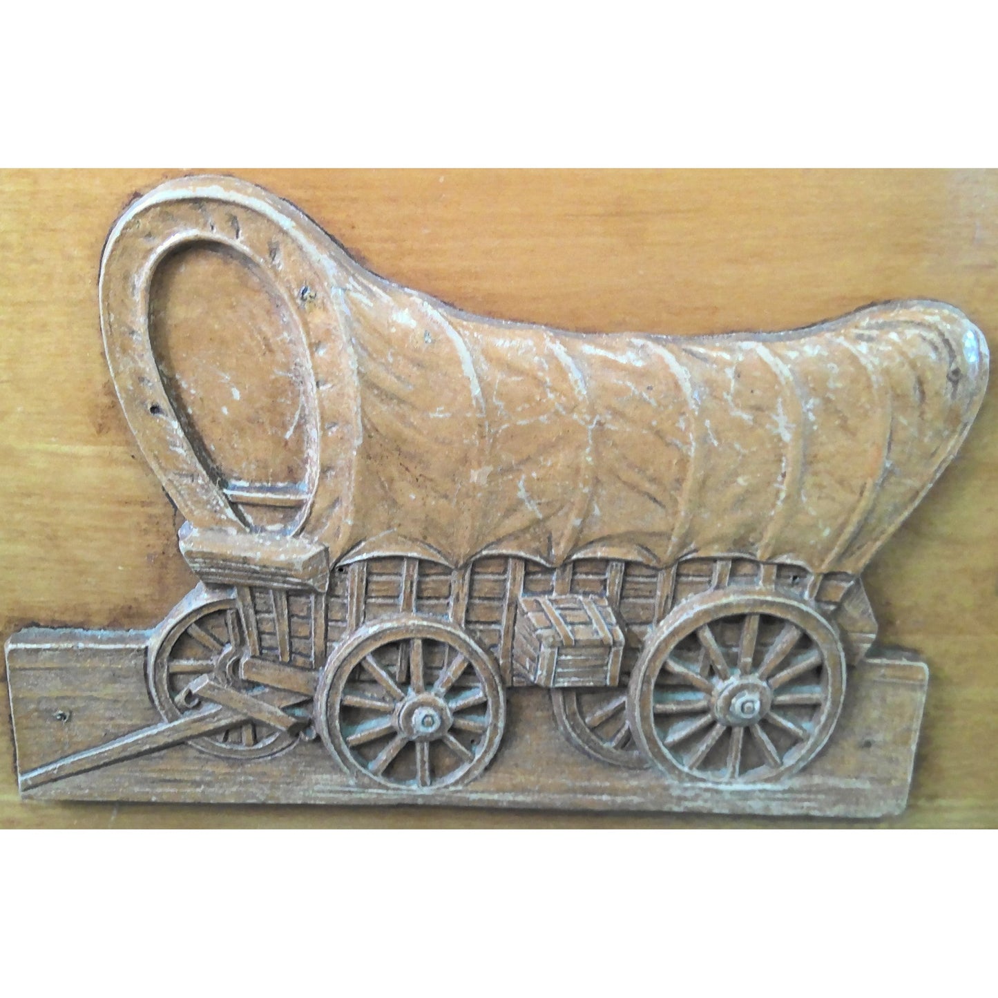 Dresser with Wagon Carving