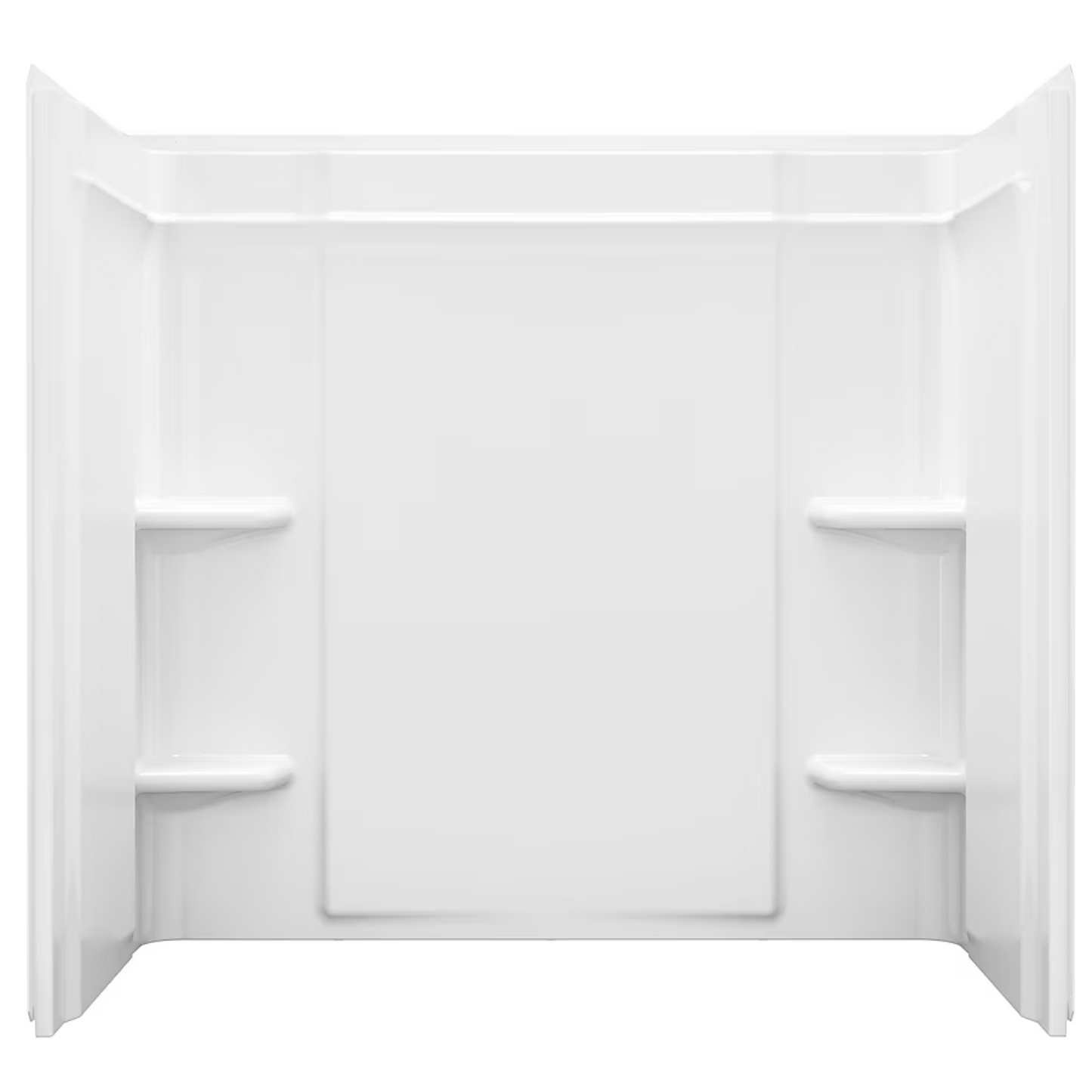 White 3-Piece Direct To Stud Bathtub Surround