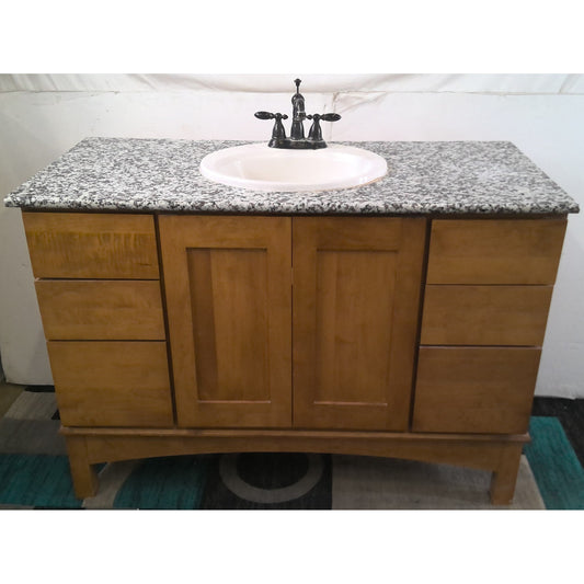 Granite Top Vanity with Faucet