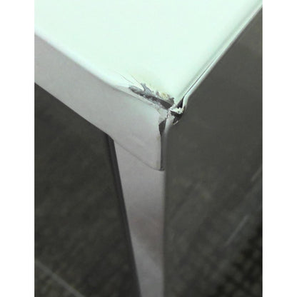 White Metal Base Cabinet