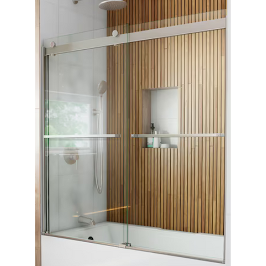 56"-60" x 76" Semi-Frameless Shower Door