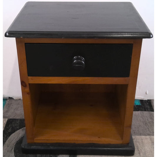 Black Top Nightstand