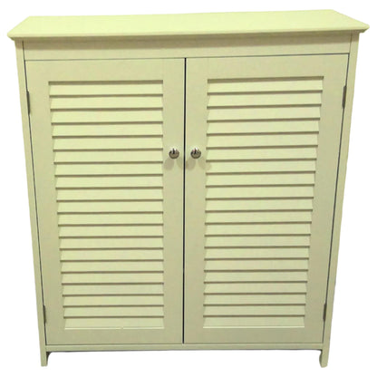28.5" x 32" Freestanding 2-Door Linen Cabinet