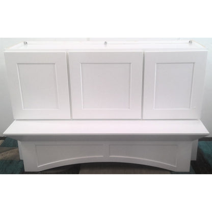 White Range Hood Cabinet