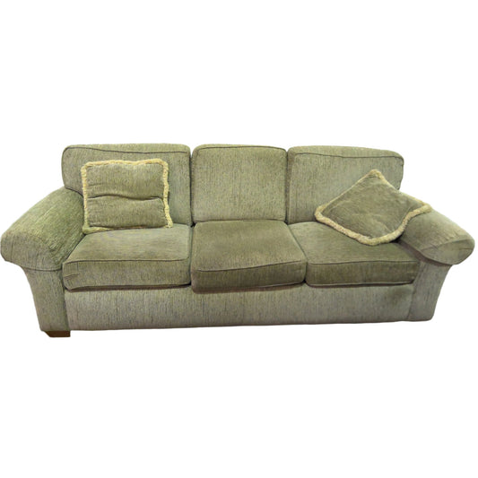 90" Olive Corduroy Sofa