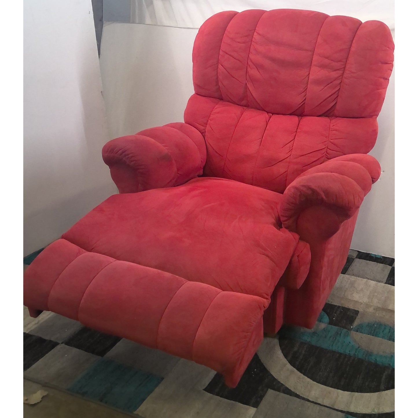 Red Recliner Rocking Chair