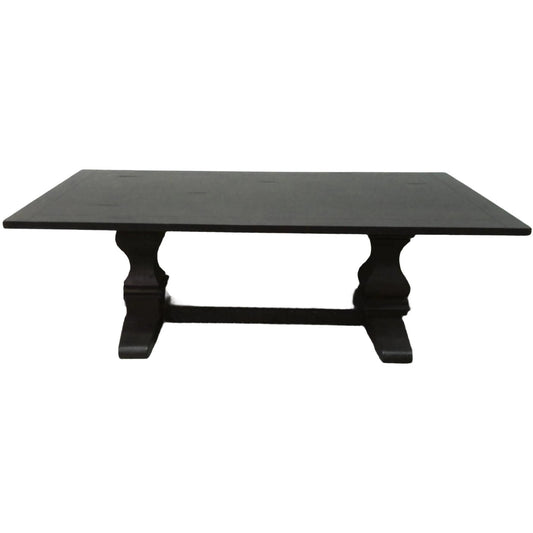 Espresso Trestle Dining Table