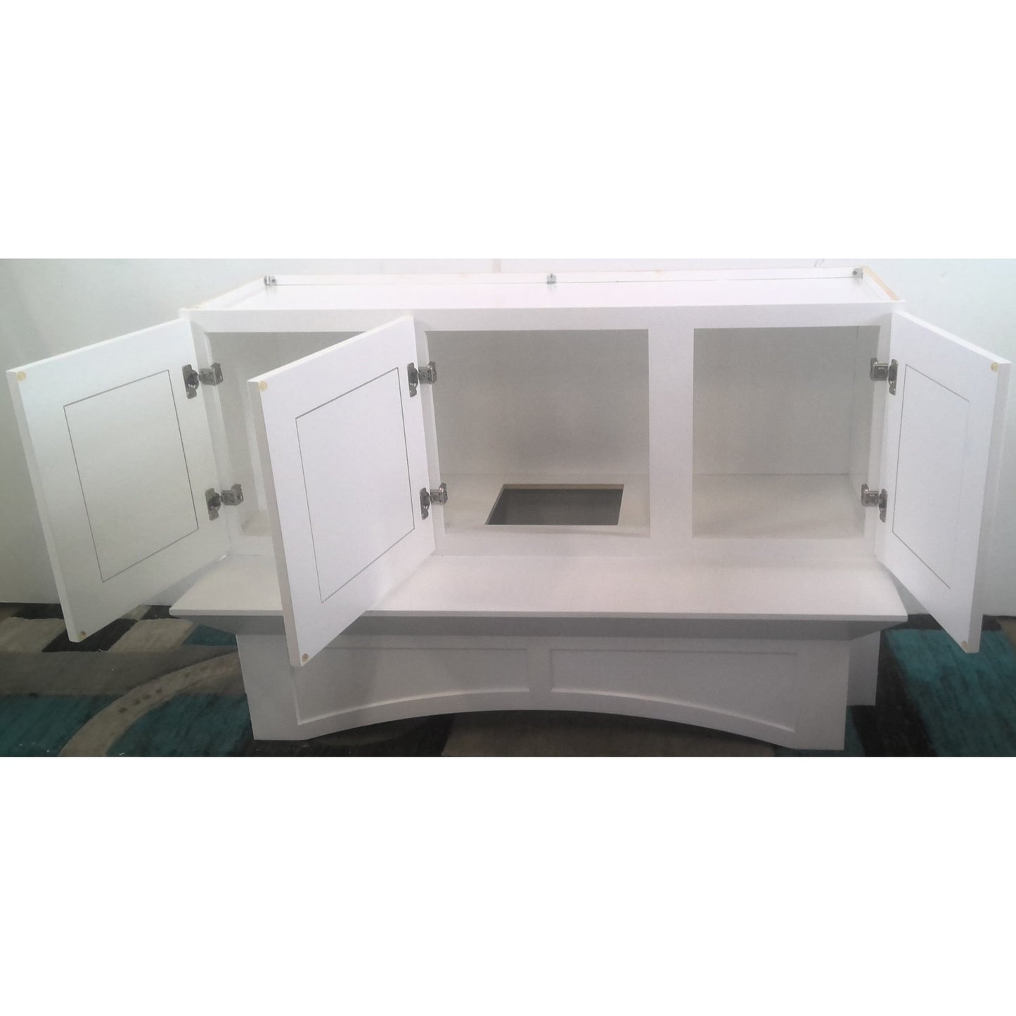 White Range Hood Cabinet