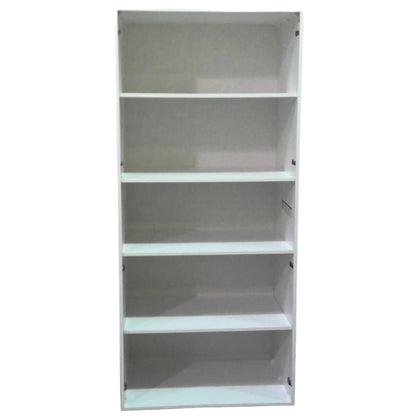 36" x 80.5" White Open Pantry Cabinet