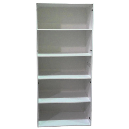 36" x 80.5" White Open Pantry Cabinet