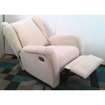 White Swivel Rocker Recliner