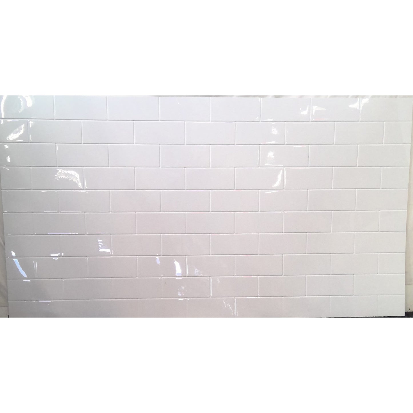 White Shower Wall